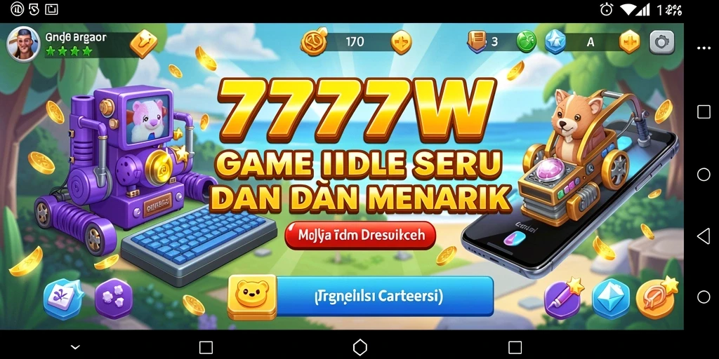 Tampilan gameplay menarik dari 7777W yang memikat.