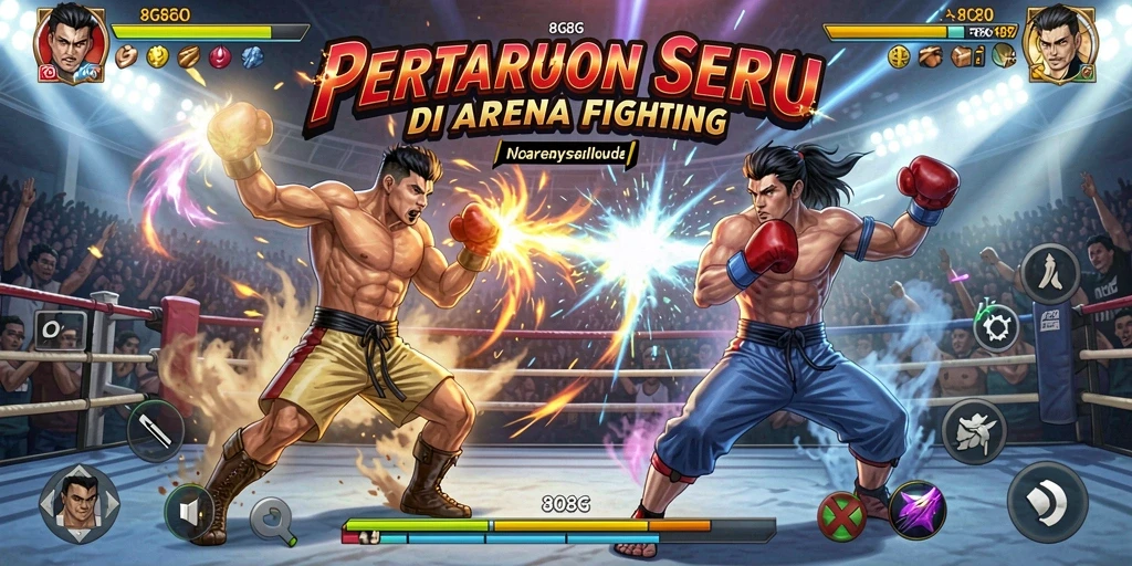Tangkapan layar dari gameplay menegangkan di 8G8G.