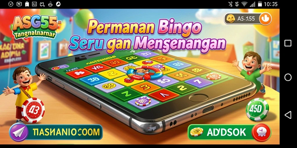 Tampilan gameplay ASG55 yang menarik dalam suasana Bingo.