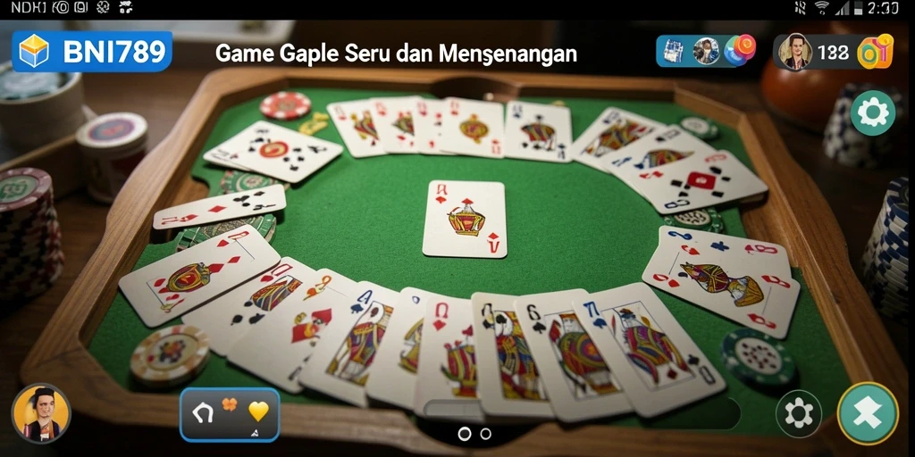 Gambaran gameplay BNI789 yang menarik dalam permainan Gaple.
