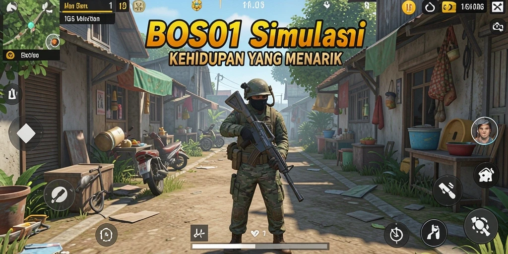 Menampilkan gameplay menarik dari game simulasi BOS01.