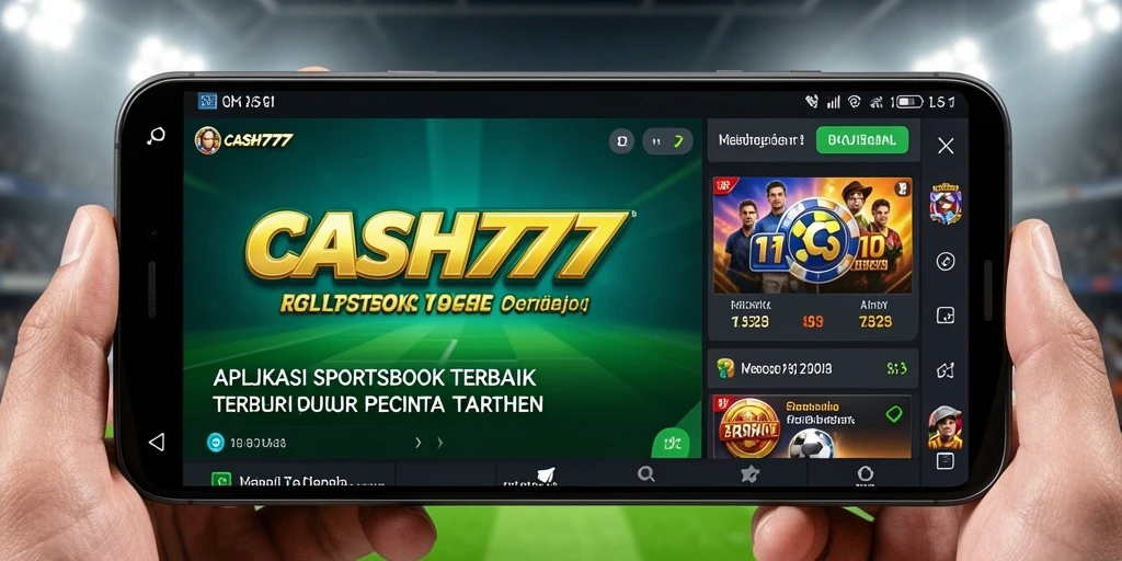 Tampilan gameplay menarik dari aplikasi CASH777 dengan taruhan olahraga.