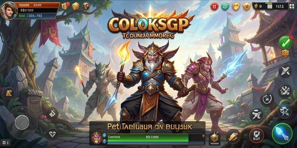 Tangkapan layar gameplay menampilkan aksi seru di COLOKSGP.