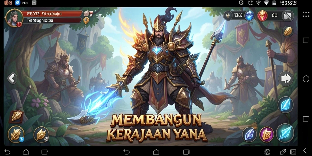 Tangkapan layar gameplay FB333 menampilkan pertempuran strategi yang mendebarkan.