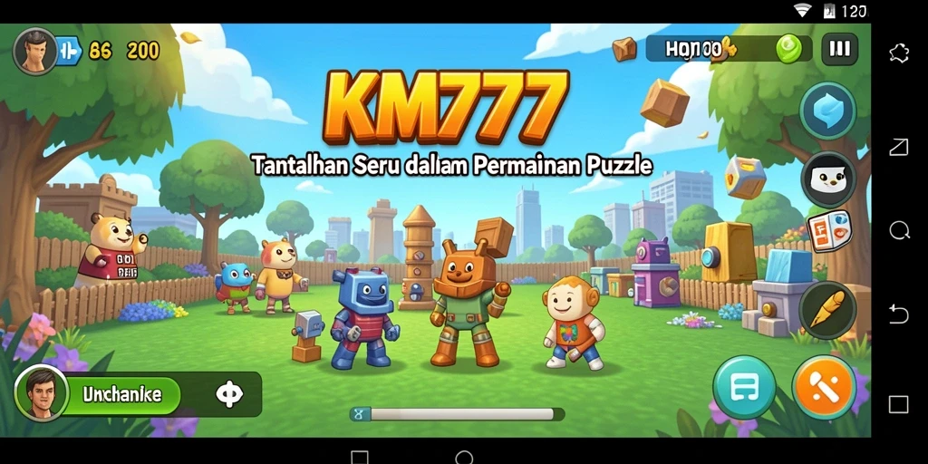 Tampilan gameplay KM777 yang penuh tantangan dan seru.