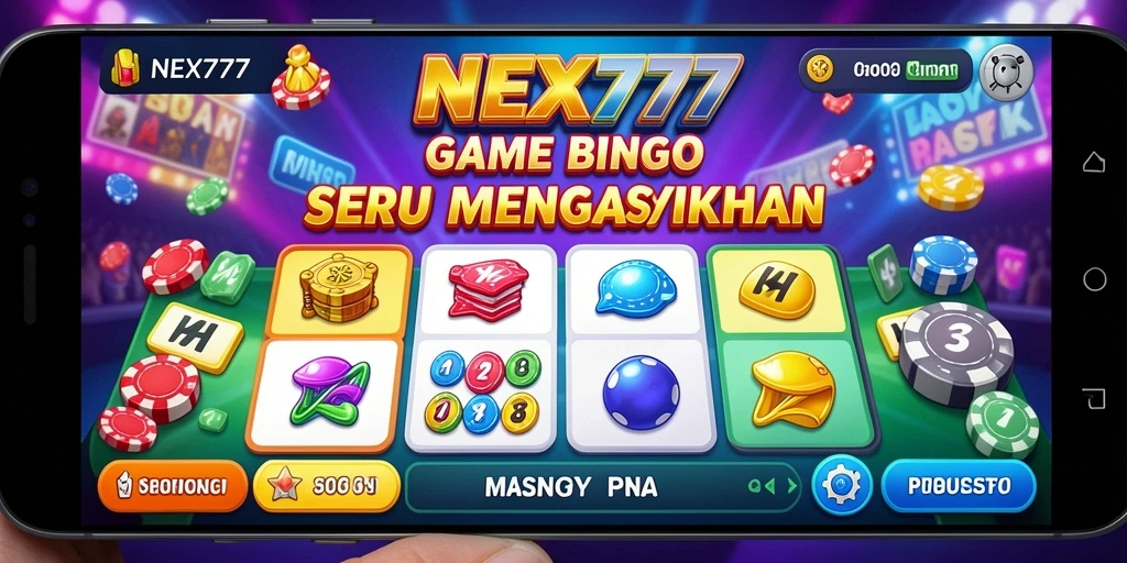 Tampilan gameplay NEX777 yang menampilkan keseruan permainan Bingo.