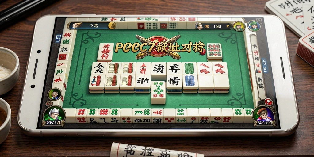 Tampilan screenshot utama PCPC7 dengan gameplay Mahjong yang seru.