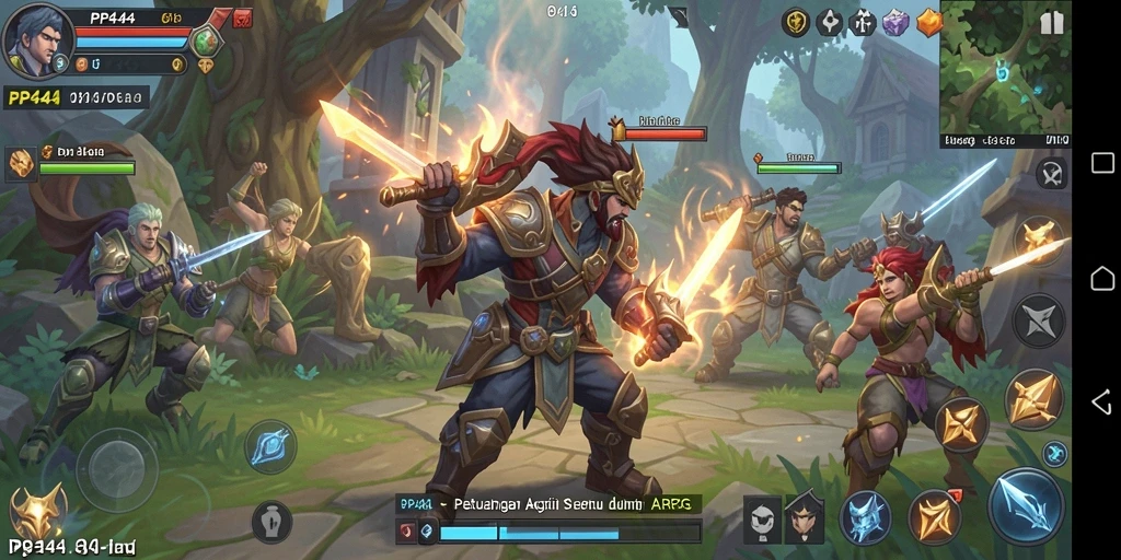 Gameplay seru dan grafis memukau dalam PP444 ARPG.