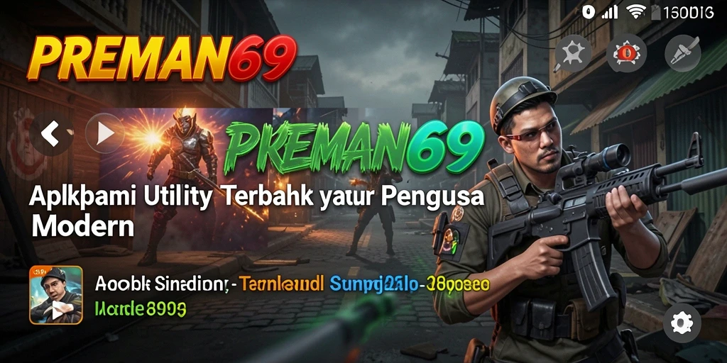 Tampilan antarmuka pengguna PREMAN69 yang intuitif dan menarik.
