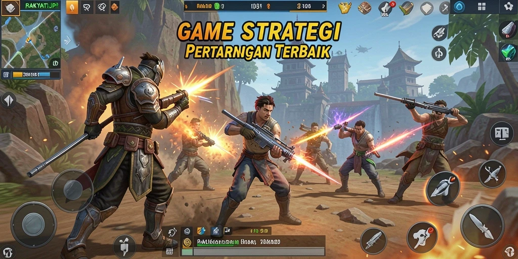 Tampilan gameplay RAKYATJP yang menarik dan penuh strategi.