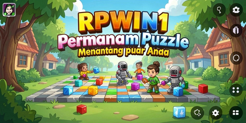 Tangkapan layar gameplay RPWIN1 menampilkan berbagai teka-teki yang menarik.