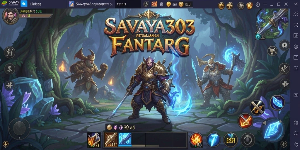 Tampilan gameplay SAVAYA303 yang seru dalam dunia ARPG.
