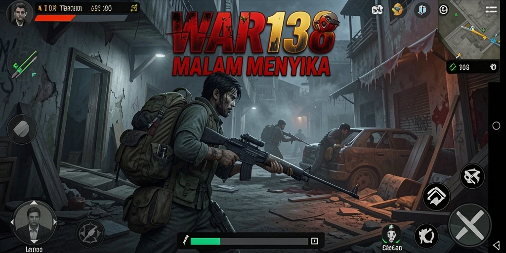 Screenshot menunjukkan suasana mencekam dari gameplay WAR138.