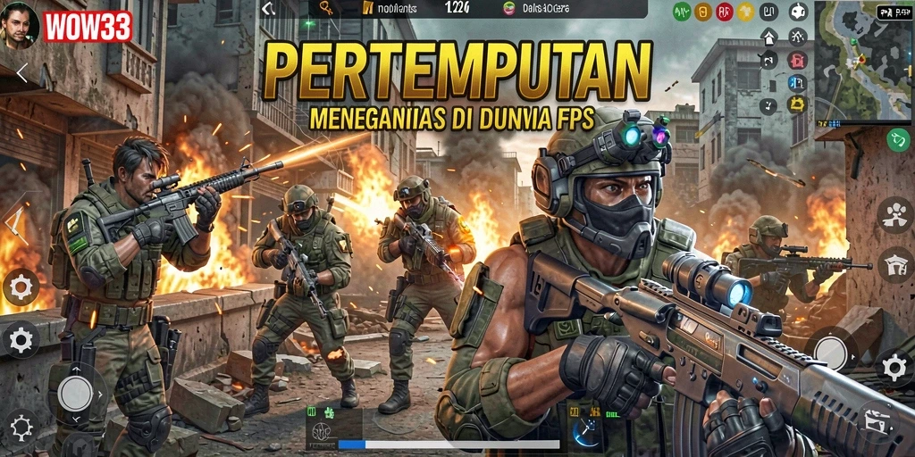 Gameplay seru dari WOW33 dengan aksi tembak-menembak yang mendebarkan.